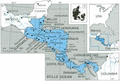 Mellemamerika, Centralamerika